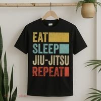 Funny Eat Sleep Jiu-Jitsu Repeat Gift T-Shirt thumb 2