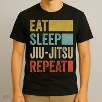 Funny Eat Sleep Jiu-Jitsu Repeat Gift T-Shirt thumb 3