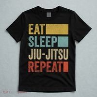 Funny Eat Sleep Jiu-Jitsu Repeat Gift T-Shirt thumb 5