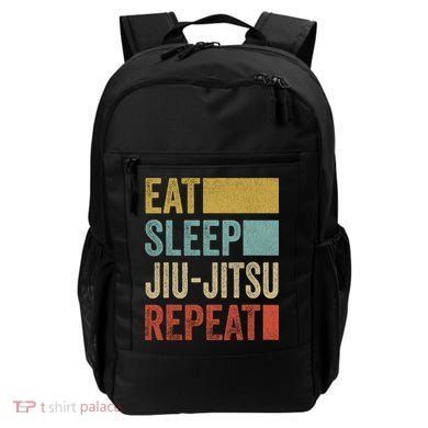 Funny Eat Sleep Jiu-Jitsu Repeat Gift Backpack