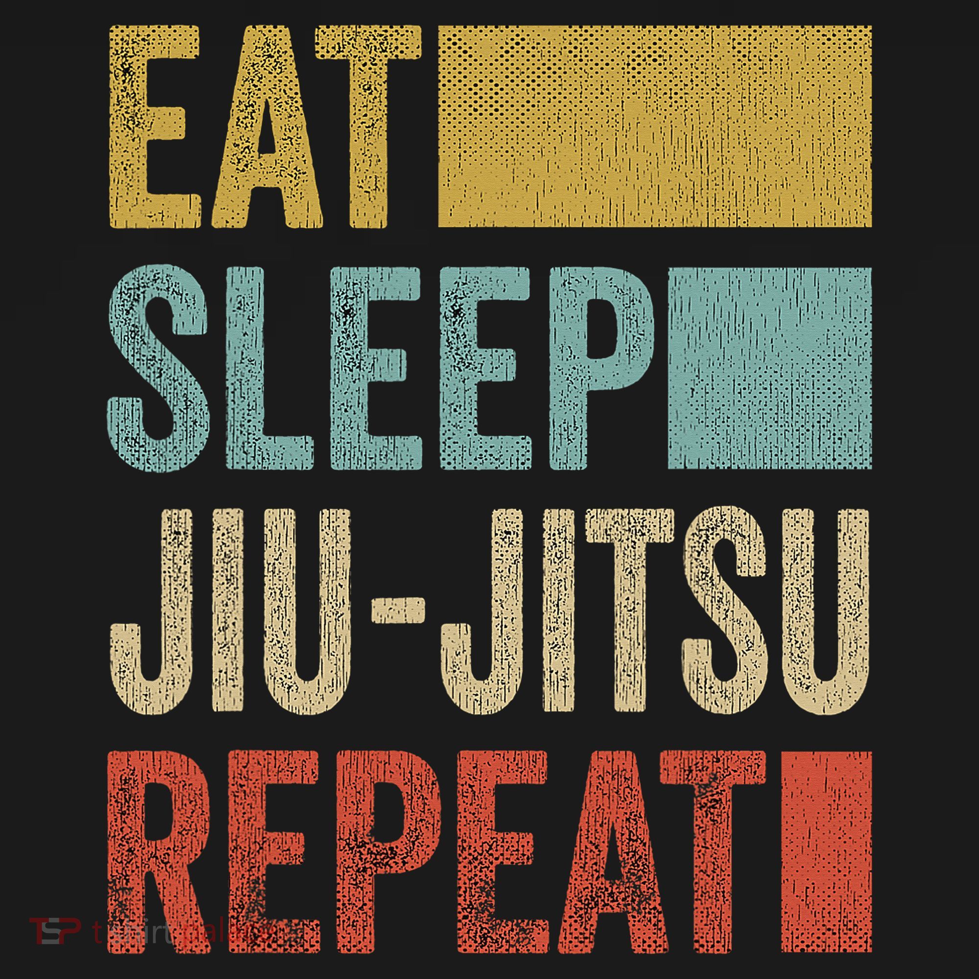 Funny Eat Sleep Jiu-Jitsu Repeat Gift Polo