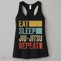 Funny Eat Sleep Jiu-Jitsu Repeat Gift Women's Tank Top thumb 3