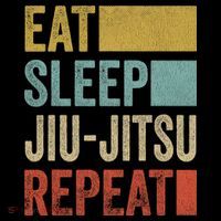 Funny Eat Sleep Jiu-Jitsu Repeat Gift Women's T-Shirt thumb 6