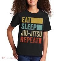 Funny Eat Sleep Jiu-Jitsu Repeat Gift Kids T-Shirt thumb 2