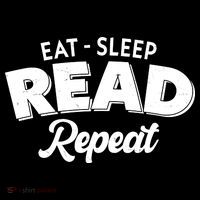 Funny Eat Sleep Read Repeat Book Lover Women's Hoodie thumb 2