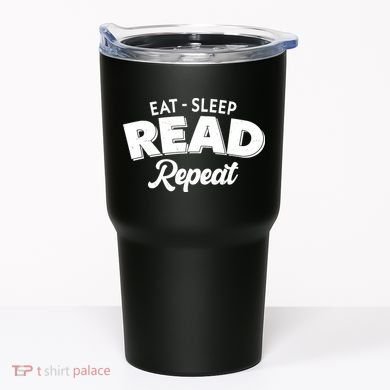 Funny Eat Sleep Read Repeat Book Lover Tumbler