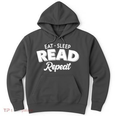 Funny Eat Sleep Read Repeat Book Lover Hoodie