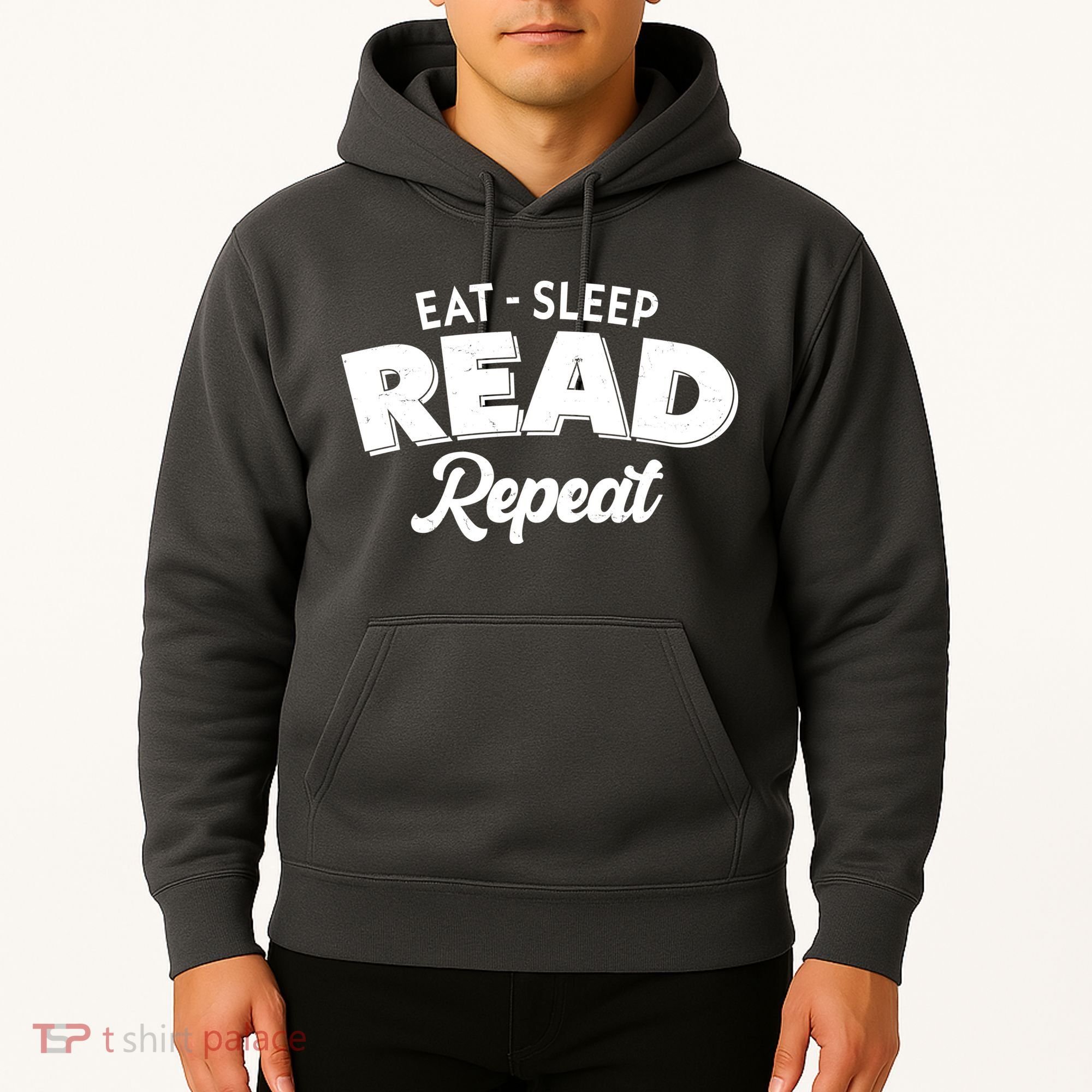 Funny Eat Sleep Read Repeat Book Lover Hoodie