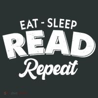 Funny Eat Sleep Read Repeat Book Lover Sweatshirt thumb 2