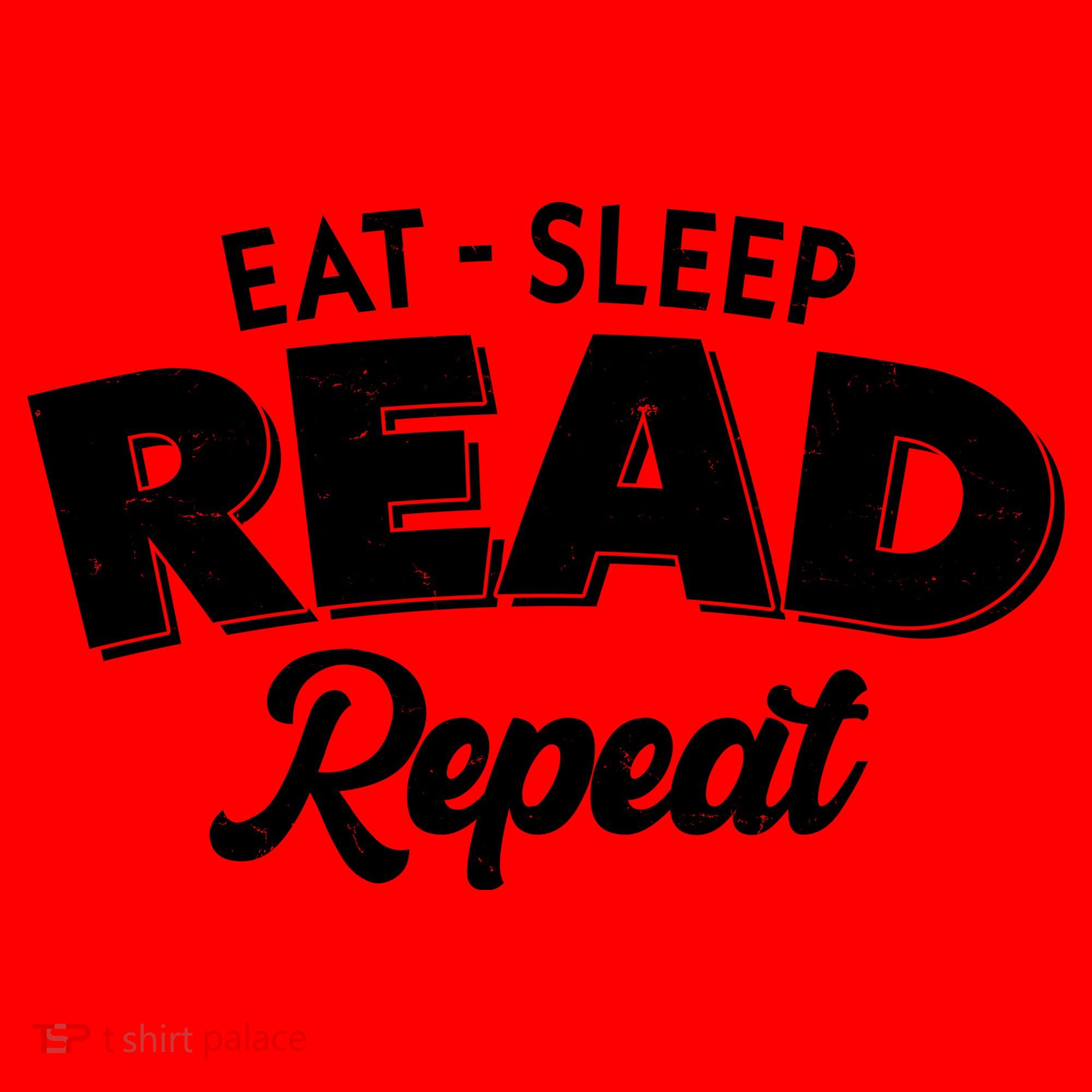 Funny Eat Sleep Read Repeat Book Lover Santa Hat