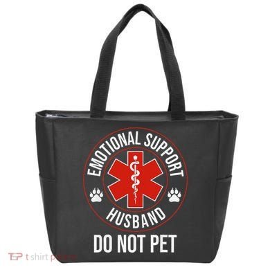 Funny Emotional Support Husband Do Not Pet Tote Bag