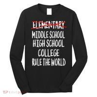 Funny Elementary School Graduation 6th Grade Graduation Long Sleeve Shirt thumb 0
