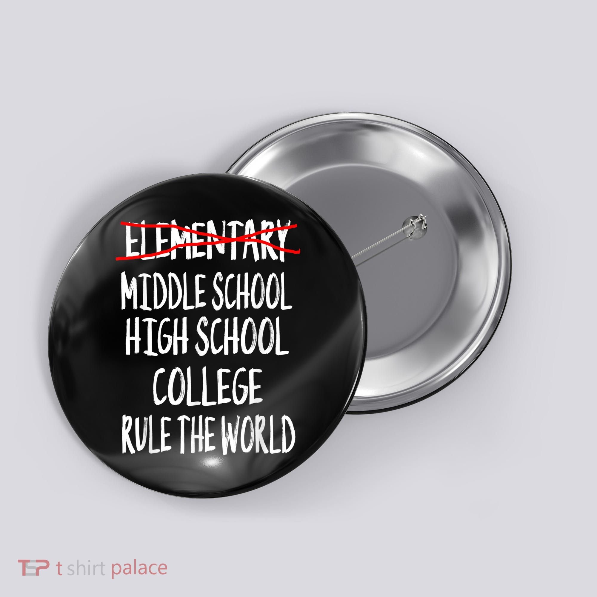 Funny Elementary School Graduation 6th Grade Graduation Button