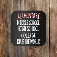 Funny Elementary School Graduation 6th Grade Graduation Coaster thumb 0