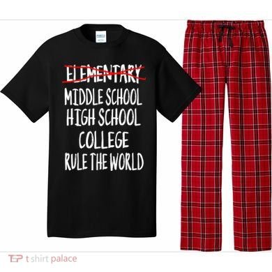 Funny Elementary School Graduation 6th Grade Graduation Pajama Set
