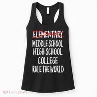 Funny Elementary School Graduation 6th Grade Graduation Women's Tank Top thumb 0