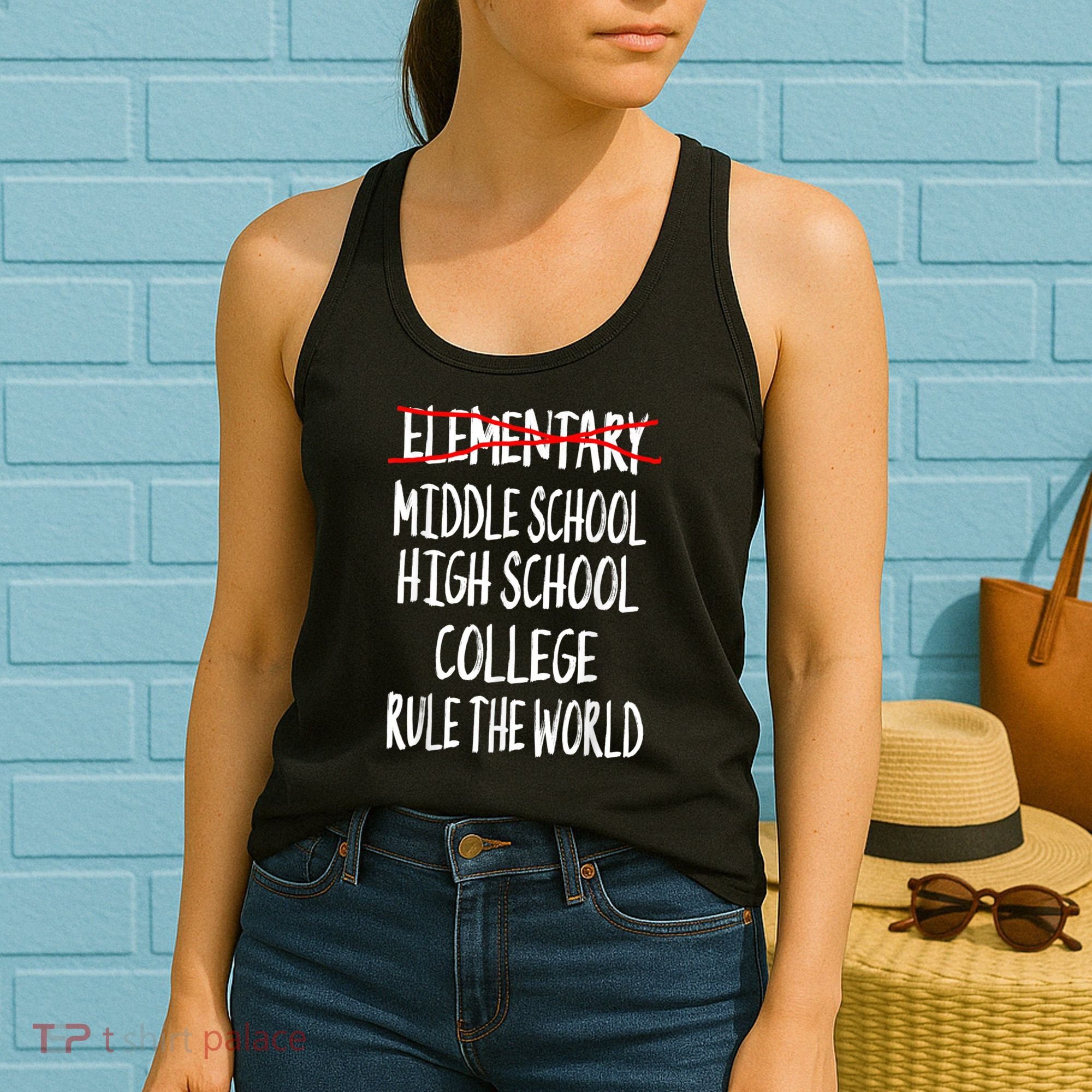 Funny Elementary School Graduation 6th Grade Graduation Women's Tank Top