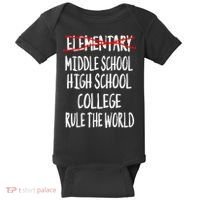 Funny Elementary School Graduation 6th Grade Graduation Baby Bodysuit thumb 0
