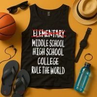 Funny Elementary School Graduation 6th Grade Graduation Tank Top thumb 4