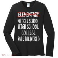 Funny Elementary School Graduation 6th Grade Graduation Women's Long Sleeve Shirt thumb 0
