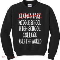 Funny Elementary School Graduation 6th Grade Graduation Kids Sweatshirt thumb 0