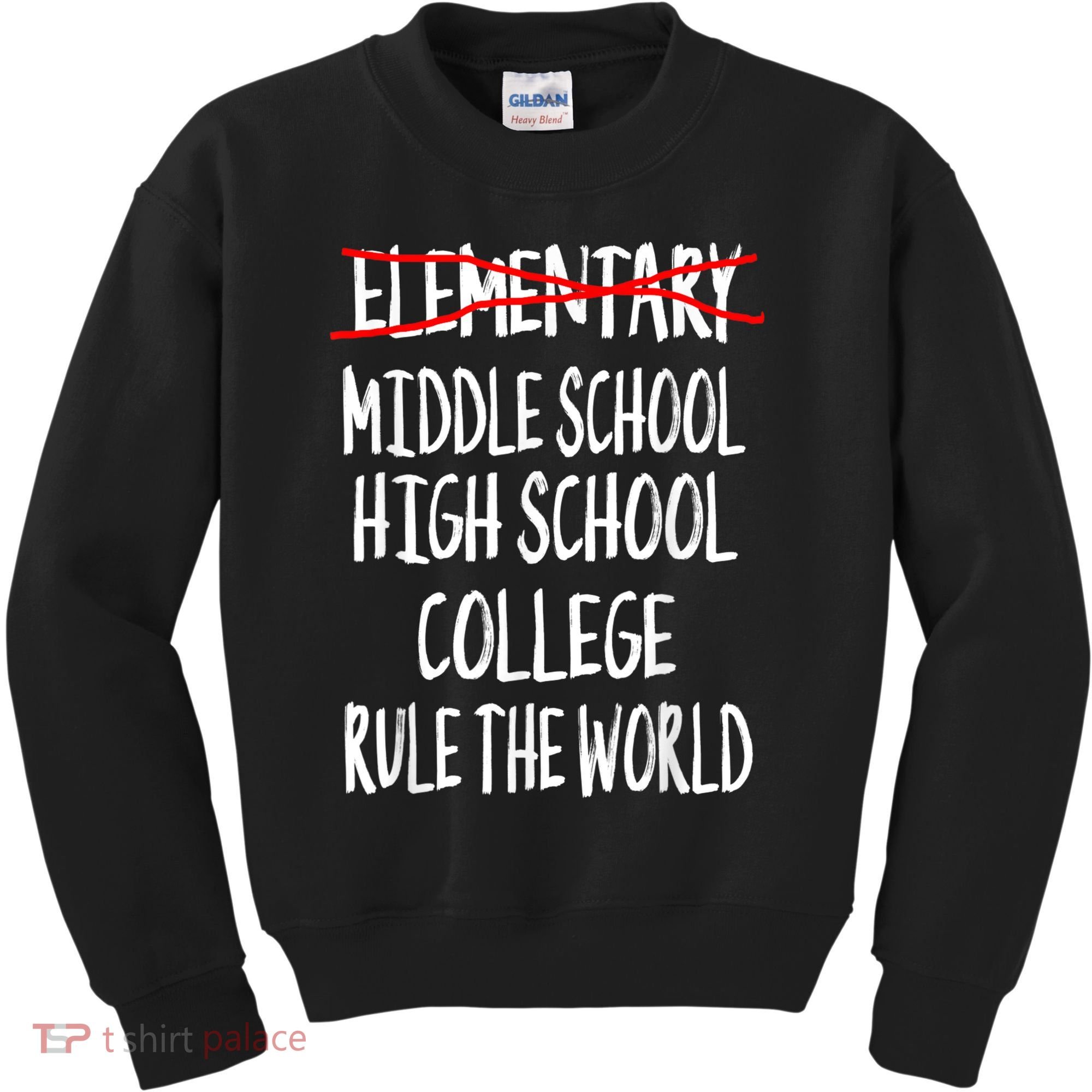Funny Elementary School Graduation 6th Grade Graduation Kids Sweatshirt