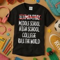 Funny Elementary School Graduation 6th Grade Graduation Kids T-Shirt thumb 3