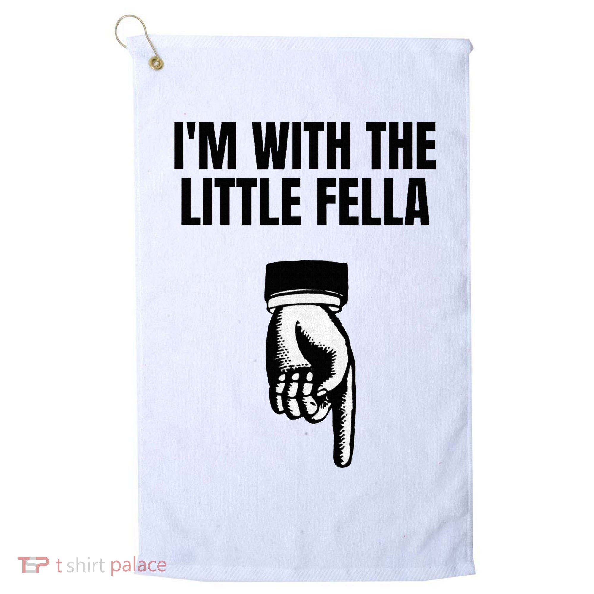 Funny Embarrassing Sarcastic Bachelor Party Joke Groom Golf Towel