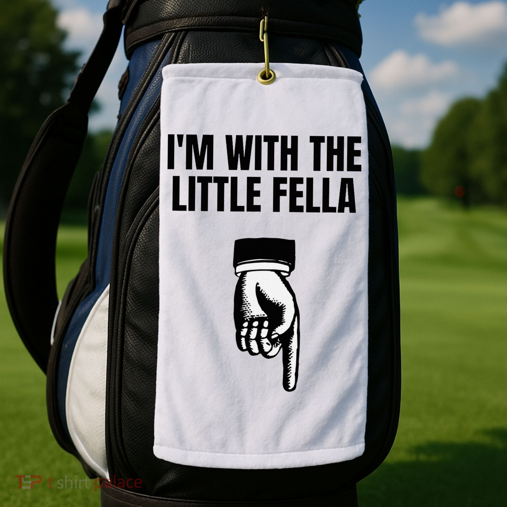 Funny Embarrassing Sarcastic Bachelor Party Joke Groom Golf Towel