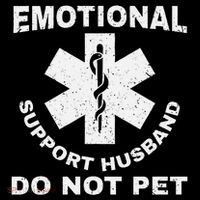 Funny Emotional Support Husband Do Not Pet Dad Humour Coffee Mug thumb 5