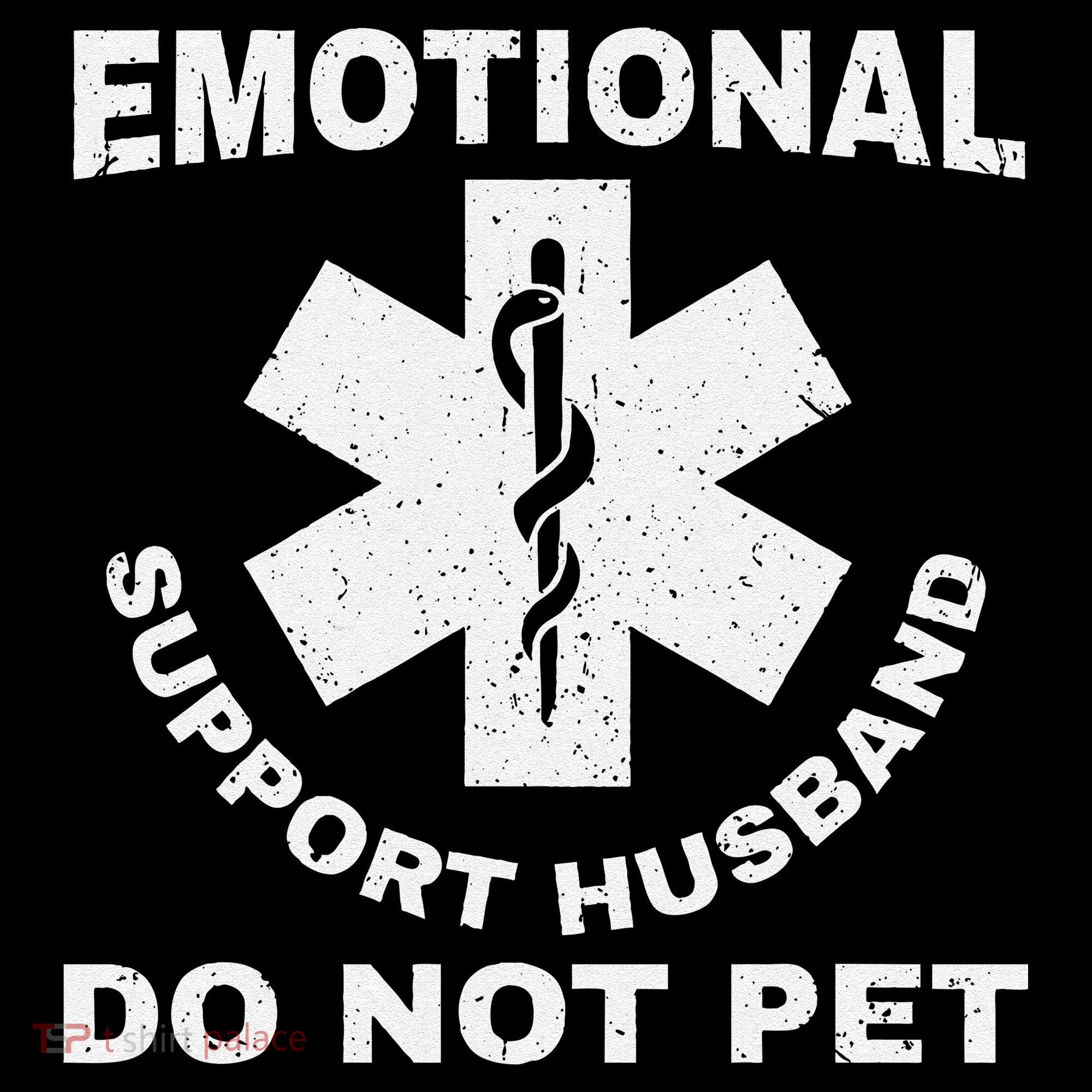 Funny Emotional Support Husband Do Not Pet Dad Humour Coffee Mug