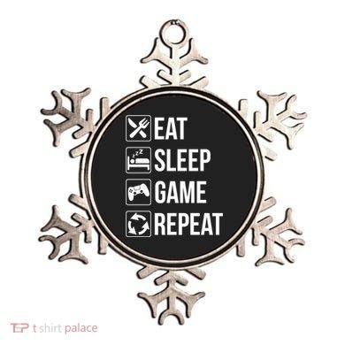 Funny Eat Sleep Game Repeat Gaming Funny Gift Funny Gift Ornament