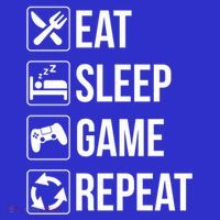 Funny Eat Sleep Game Repeat Gaming Funny Gift Funny Gift Hoodie thumb 7