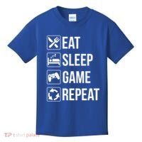 Funny Eat Sleep Game Repeat Gaming Funny Gift Funny Gift Kids T-Shirt thumb 0