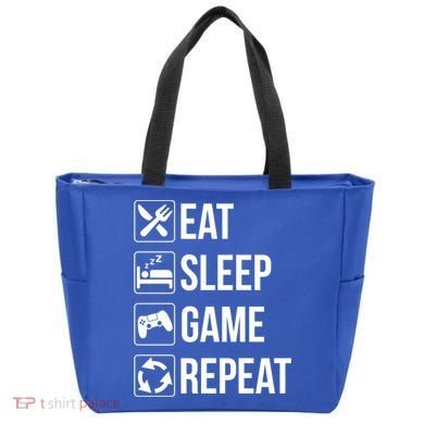 Funny Eat Sleep Game Repeat Gaming Funny Gift Funny Gift Tote Bag