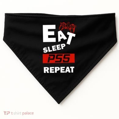 Funny Eat Sleep Ps5 Repeat Gift For Lover Video Game Great Gift USA-Made Doggie Bandana