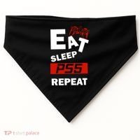 Funny Eat Sleep Ps5 Repeat Gift For Lover Video Game Great Gift USA-Made Doggie Bandana thumb 0