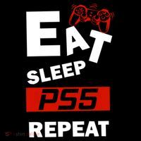 Funny Eat Sleep Ps5 Repeat Gift For Lover Video Game Great Gift Women's Hoodie thumb 2