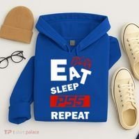 Funny Eat Sleep Ps5 Repeat Gift For Lover Video Game Great Gift Hoodie thumb 4