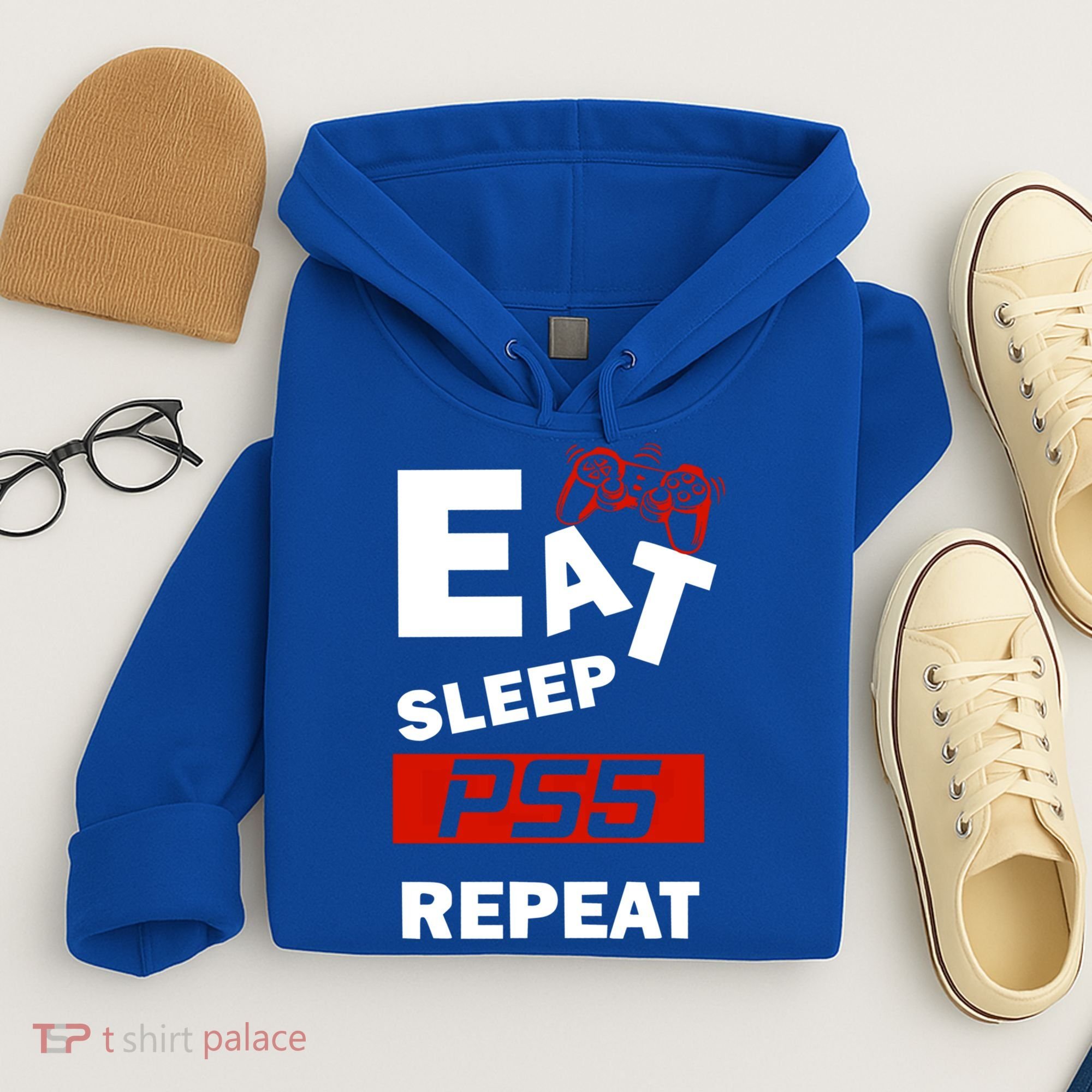 Funny Eat Sleep Ps5 Repeat Gift For Lover Video Game Great Gift Hoodie