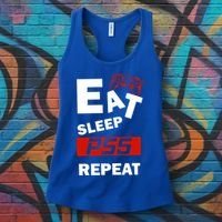 Funny Eat Sleep Ps5 Repeat Gift For Lover Video Game Great Gift Women's Tank Top thumb 3