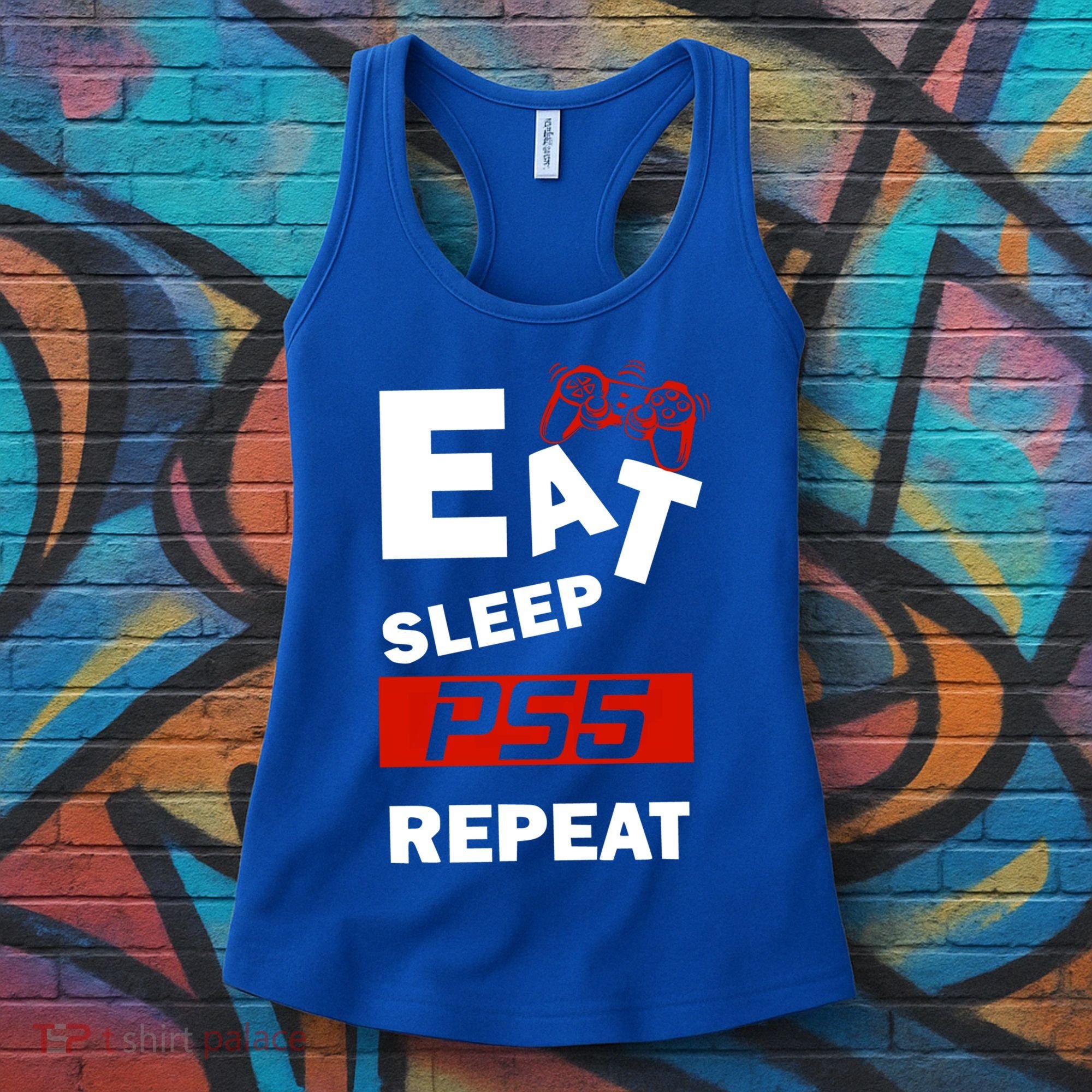 Funny Eat Sleep Ps5 Repeat Gift For Lover Video Game Great Gift Women's Tank Top