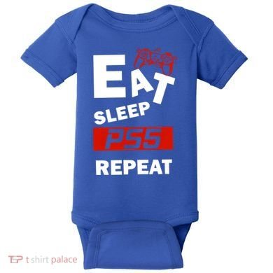 Funny Eat Sleep Ps5 Repeat Gift For Lover Video Game Great Gift Baby Bodysuit