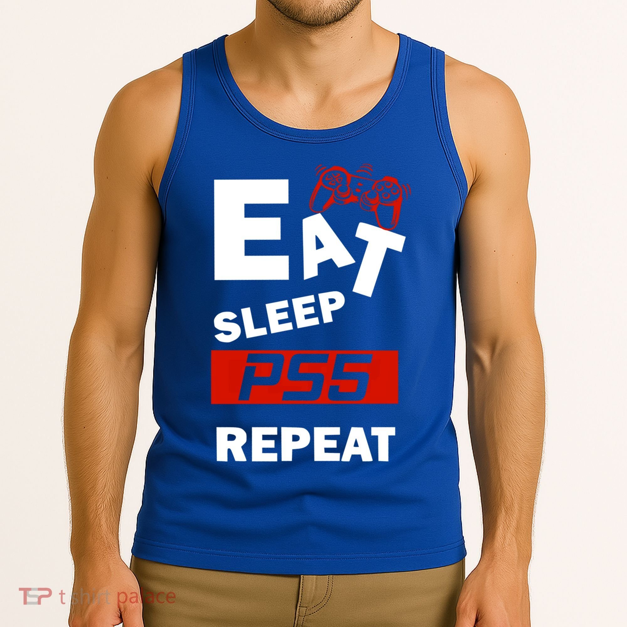 Funny Eat Sleep Ps5 Repeat Gift For Lover Video Game Great Gift Tank Top