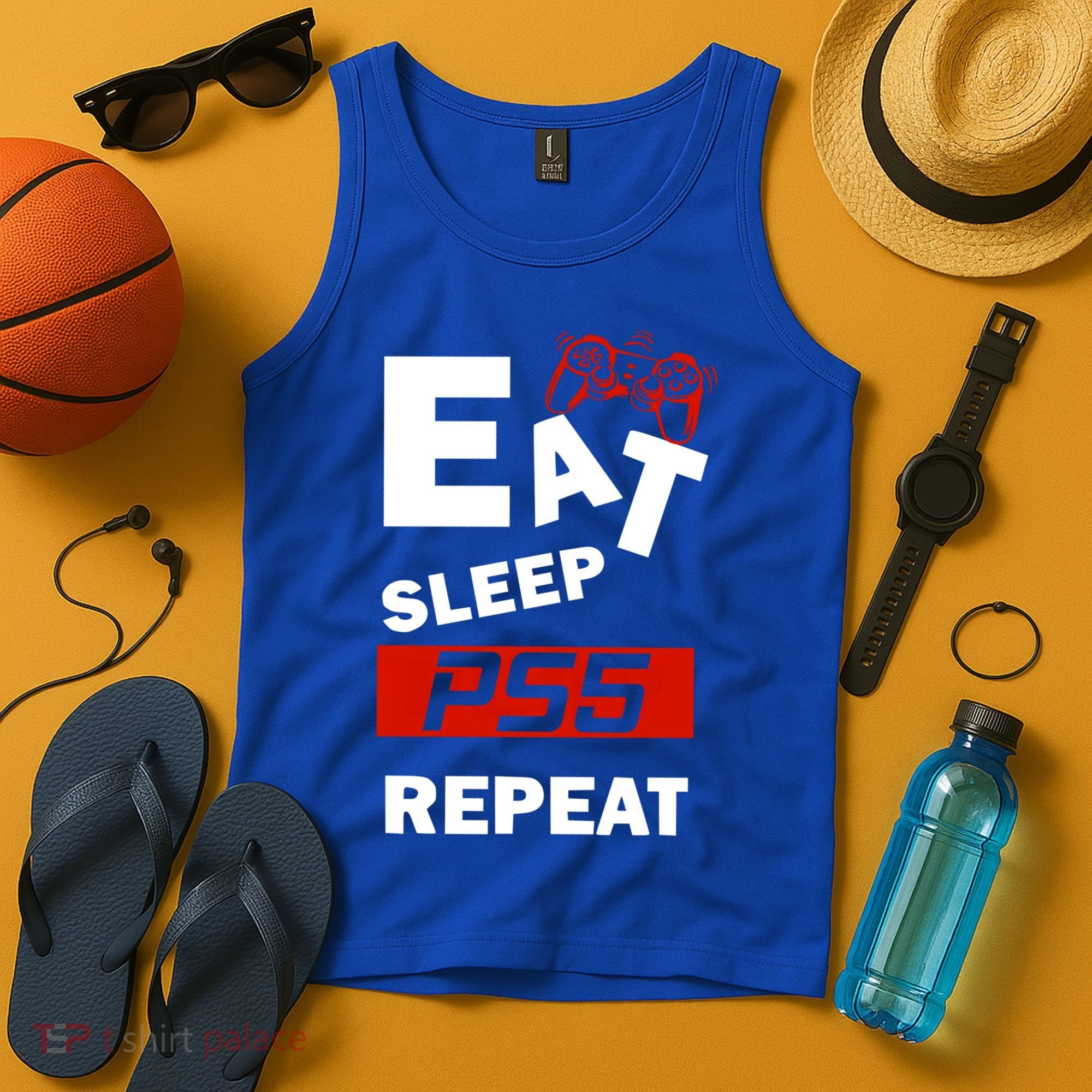 Funny Eat Sleep Ps5 Repeat Gift For Lover Video Game Great Gift Tank Top