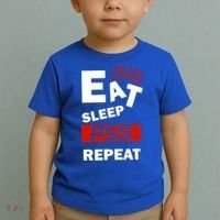 Funny Eat Sleep Ps5 Repeat Gift For Lover Video Game Great Gift Toddler T-Shirt thumb 2