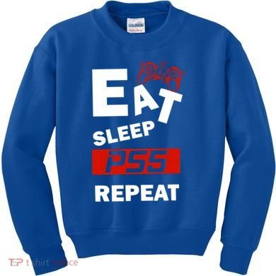 Funny Eat Sleep Ps5 Repeat Gift For Lover Video Game Great Gift Kids Sweatshirt