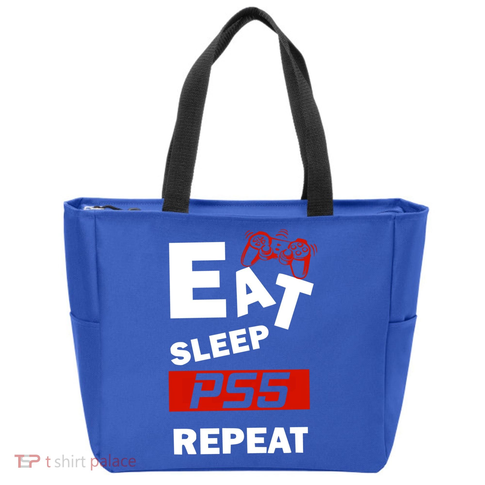 Funny Eat Sleep Ps5 Repeat Gift For Lover Video Game Great Gift Tote Bag
