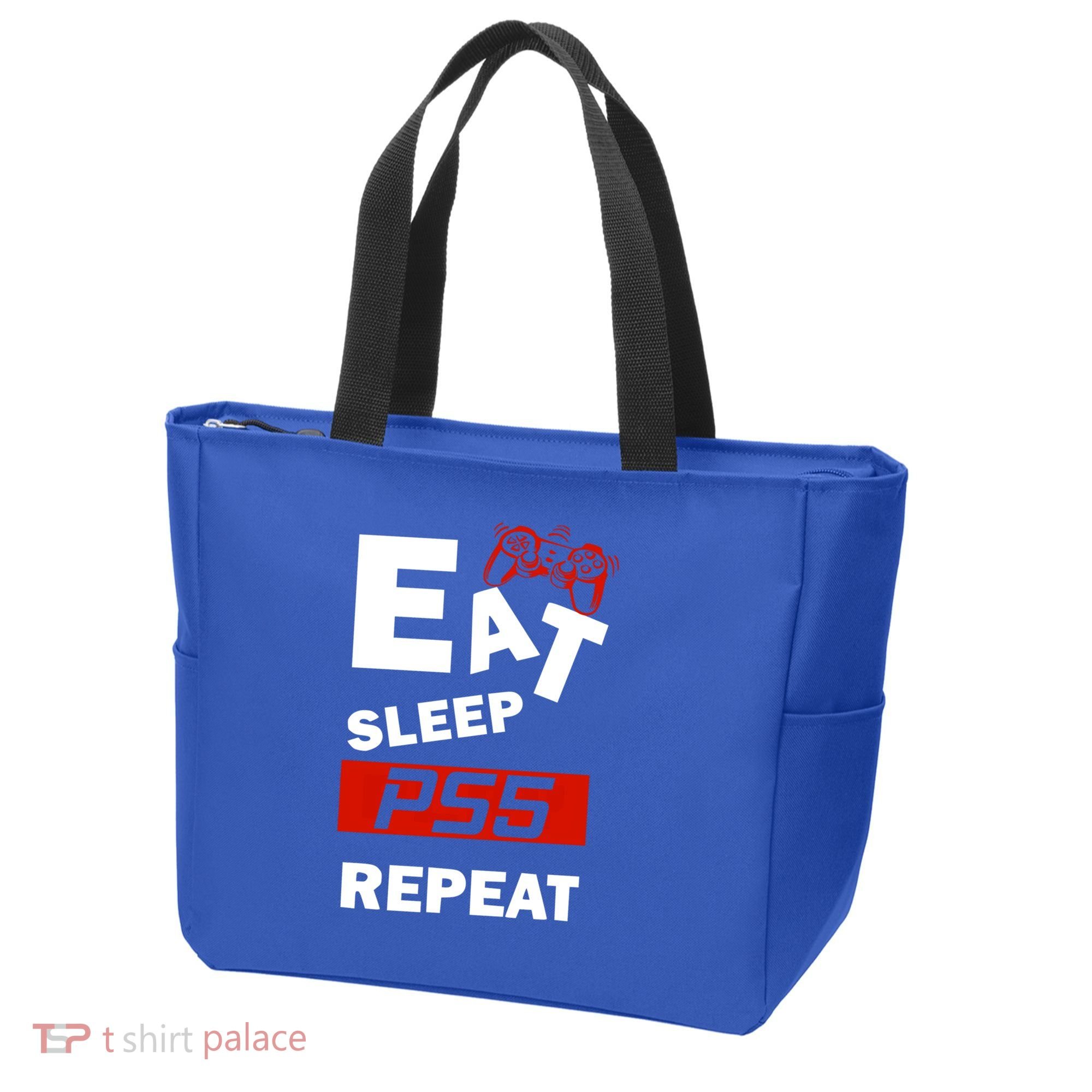 Funny Eat Sleep Ps5 Repeat Gift For Lover Video Game Great Gift Tote Bag