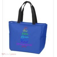 Funny Eat Sleep Audition Rehearse Freak Out Kill It Repeat Gift Tote Bag thumb 3